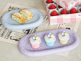 Molde silicona bandeja ovalada grande rugosa 